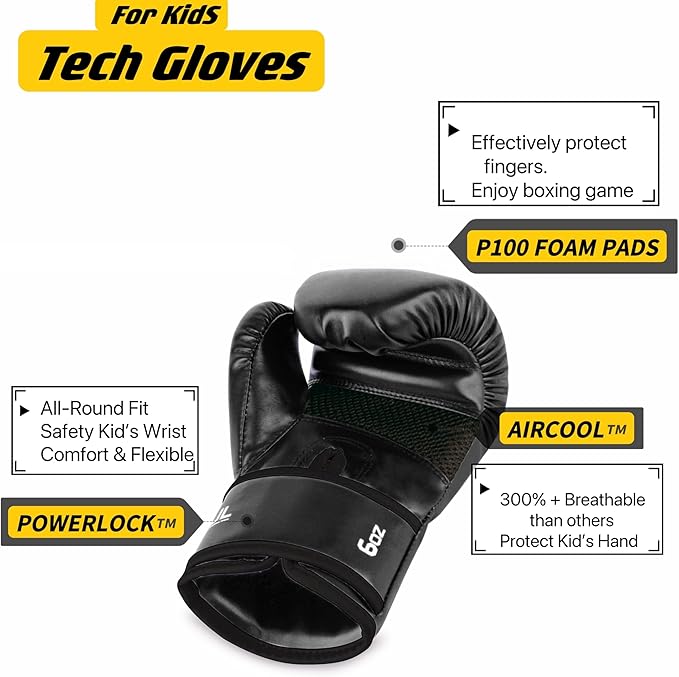 Upgrade Kids Boxing Gloves for 3-8 Year Boys and Girls, Toddler Boxing Gloves for Kids Training, Boxing Gloves Kid Sparring for Punching Bag, Kickboxing, Muay Thai, MMA