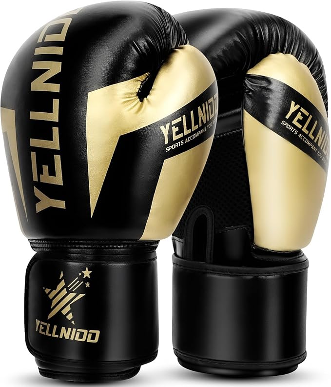 Boxing Gloves for Men and Women, ProTraining Sparring for Adult Heavy Punching Bag Gloves.Leather Muay Thai MMA Kickboxing Fighting PUMaterial Ventilated Palm Workout Gloves