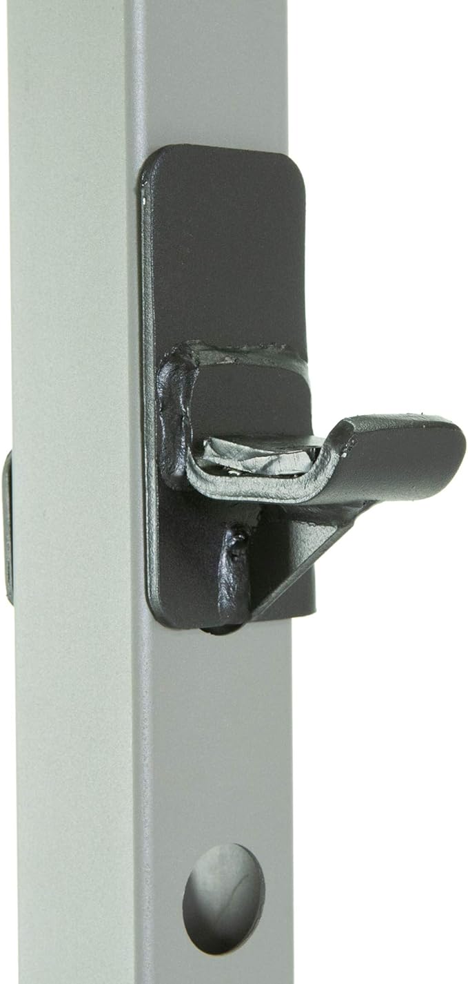 Fitness Reality 2816 Steel J-Hooks for Squat Rack 800 Lb. 2 Hooks,Black