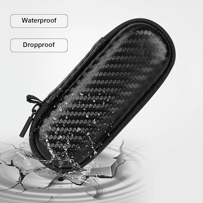 Glamgen Kardiamobile Ekg Monitor Case, Case for Kardiamobile EKG Heart Monitor, Hard Travel Box for Alivecor Kardia Mobile 6L, Pill Box and Carabiner Clip Included