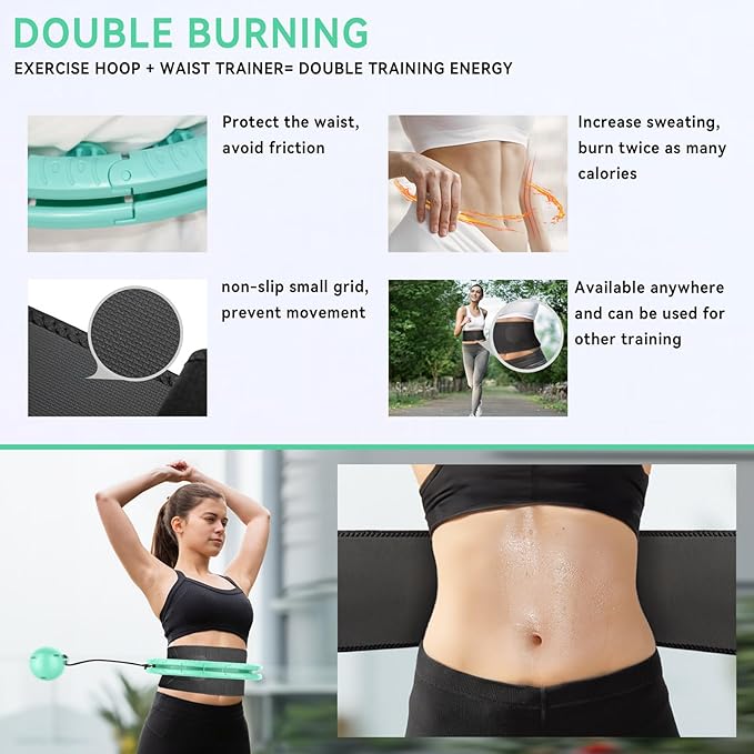 Weighted Hula Hoop for Adults Weight Loss