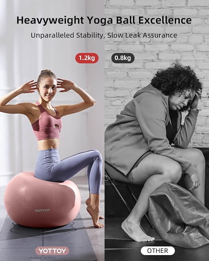 Anti-Burst Exercise Ball for Working Out