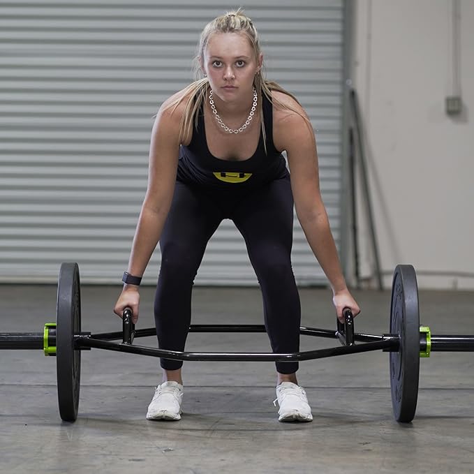 HulkFit 2-Inch Olympic Hex Weight Lifting Trap Bar