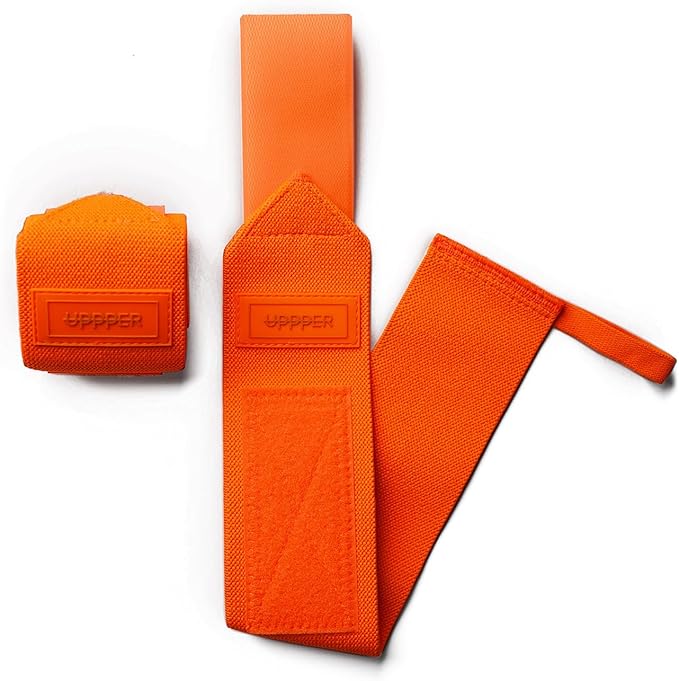 UPPPER Wrist Wraps for Weightlifting - 19" Wrist Support with Thumb Loop for Bench Press, Powerlifting, and Gym Workouts - Men & Women | Premium Fitness Gear