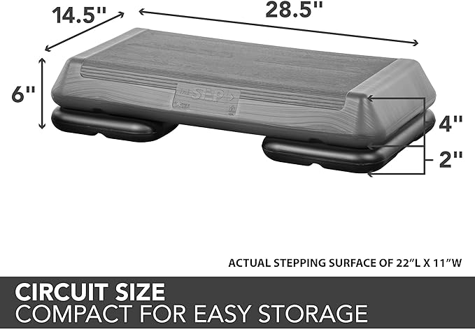 The Step Circuit Size Aerobic Platform