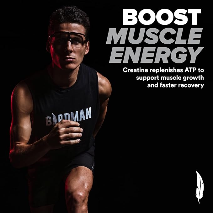 BIRDMAN Micronized Creatine Monohydrate Powder 80 Servings (5 Grams 0.8lb