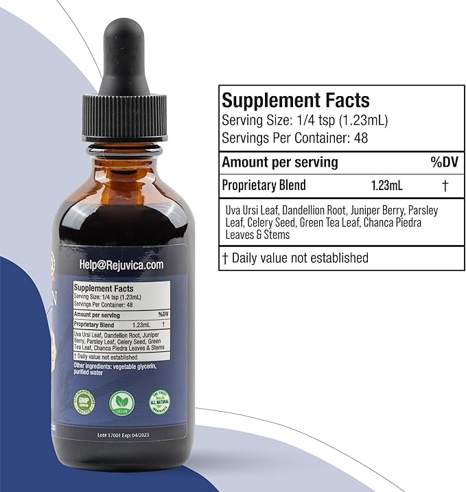 Hydrocin - Advanced Diuretic Water Retention Support Supplement - Liquid Delivery for Better Absorption - Dandelion, Uva Ursi, Juniper Berry, Celery Seed, Green Tea & More!