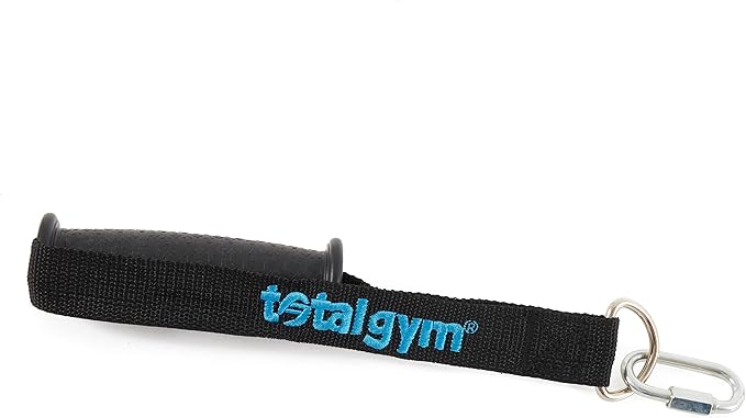 Total Gym 40950H Flexible Nylon Strap Handles for Comfortable and Versatile Workout Routines on Home Machines, Black
