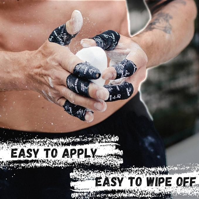 WARM BODY COLD MIND Premium Chalk Block for Weight Lifting - Hand Grip for Cross Training, Climbing, Gymnastics, Weightlifting, Powerlifting, Deadlift, Pole Dancing, Sport Gym, Fitness