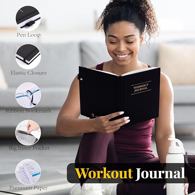 Fitness/Workout Journal for Women & Men 6 Months