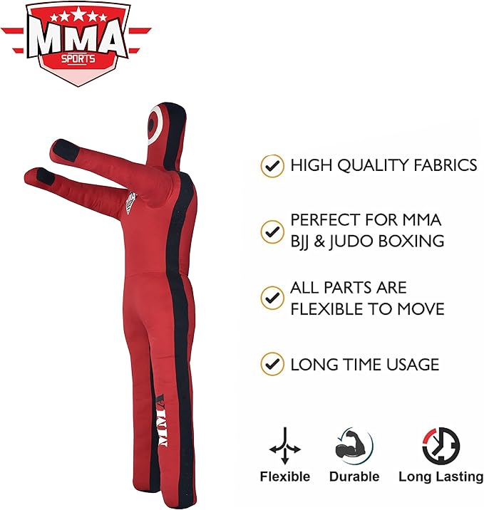 Sports Brazilian JIU Jitsu Grappling Submission Throwing Dummy Punching Heavy Bag Kick Boxing Dummies UNFILLED