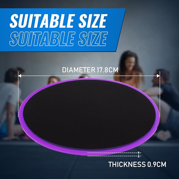 Wettarn 24 Pcs Core Sliders for Working Out