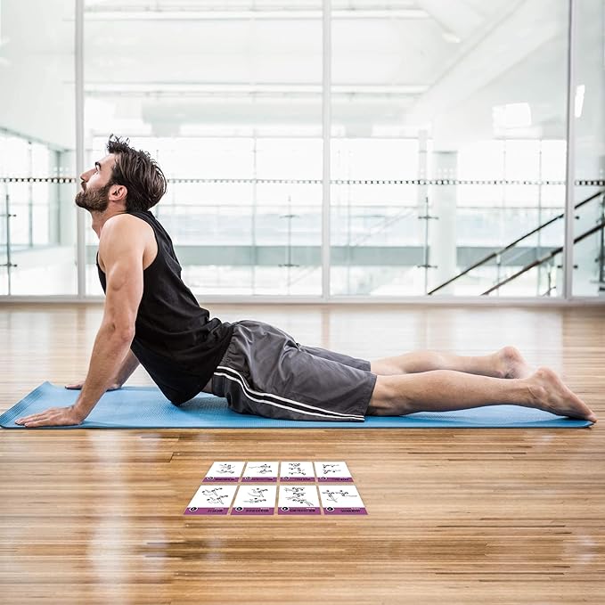 62 Pilates Exercise Cards 50 Exercises, 12 Stretches 6 Training