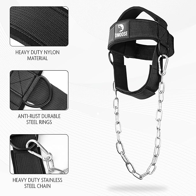 DMoose Fitness Neck Harness 30" Heavy