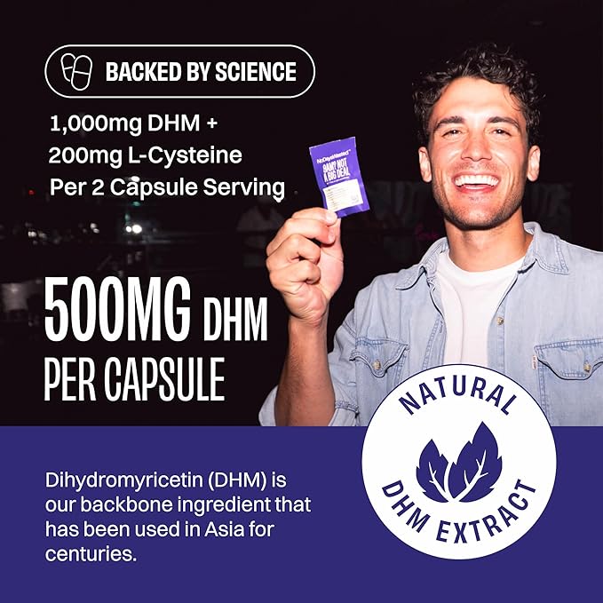 DHM Detox, No Days Wasted, 30 Servings - Take During Evening for Better Next Day and Recovery