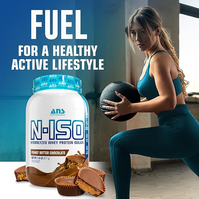 100% Pure Hydrolyzed Whey Isolate Protein + BCAAs - 25g of Protein - Peanut Free, Gluten Free, Zero Lactose (Peanut Butter Chocolate, 1.8 lb)