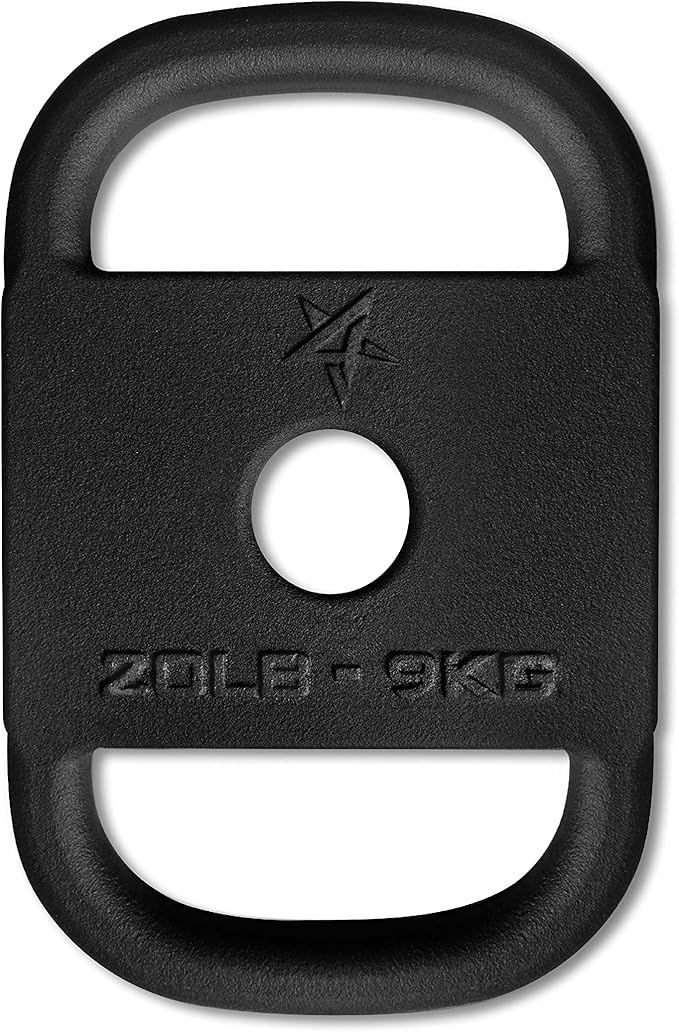 Yes4All Cast Iron Ruck Plate & Weight Plate 20LB, Upgraded,