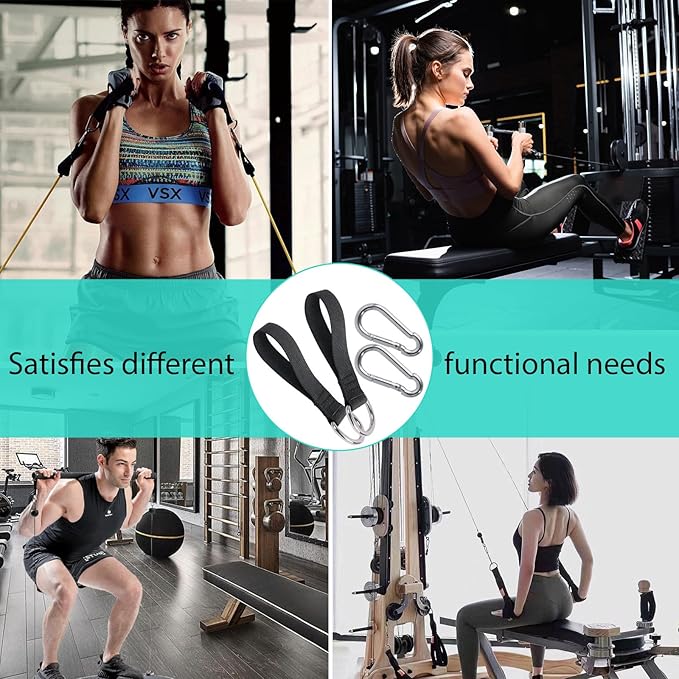 Bench Bar Attachment Straps Compatible with Bowflex Gyms for LAT/Bench Bar Attachment Straps (Pair)