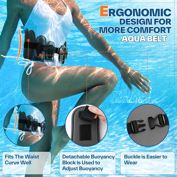 Aqua Belt Water Aerobics Equipment: Sportneer Aqua Float