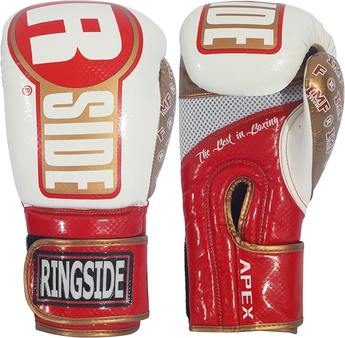 Ringside Apex Bag Gloves, IMF-Tech Boxing Gloves with Secure Wrist Support, Synthetic Boxing Gloves for Men and Women