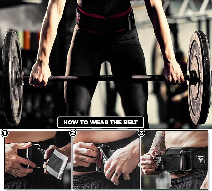 RDX Weight Lifting Belt AUTO LOCK 6.5” Padded