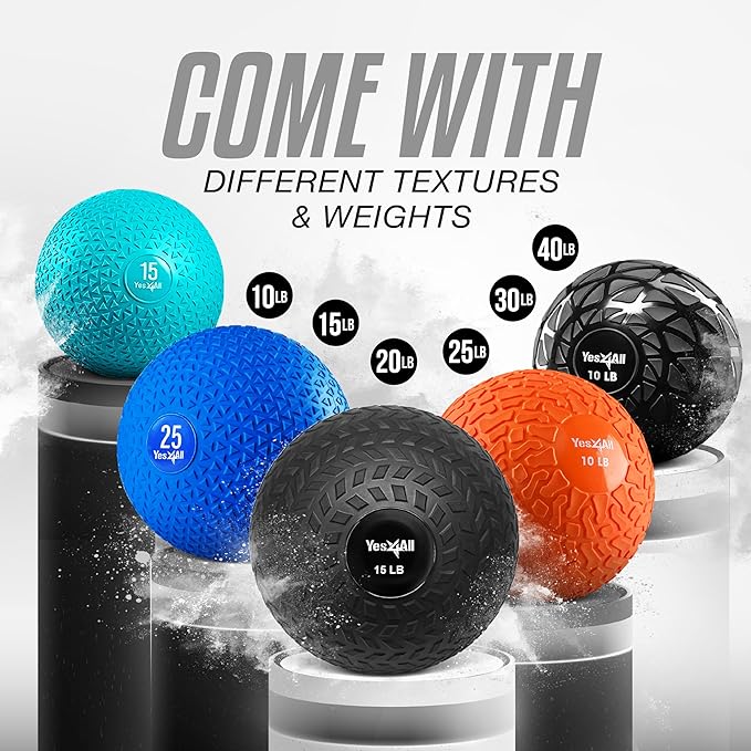 Yes4All Slam Ball 10-40lb Medicine