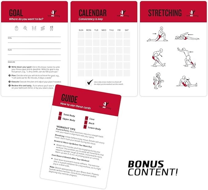 NewMe Fitness Medicine Ball Workout Cards