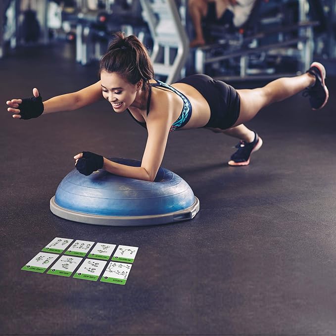 NewMe Fitness Half Balance Ball Workout Cards