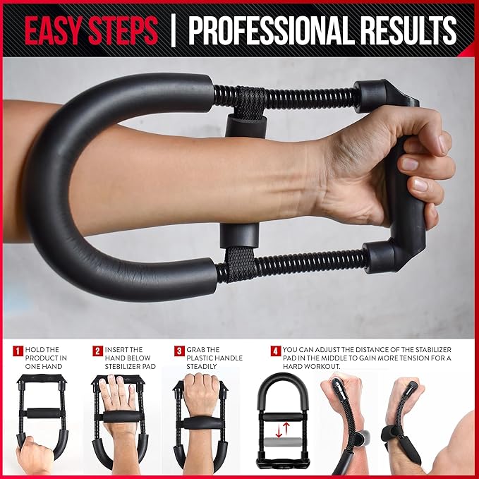 Wrist Strengthener - Adjustable Wrist Exerciser Strengthener