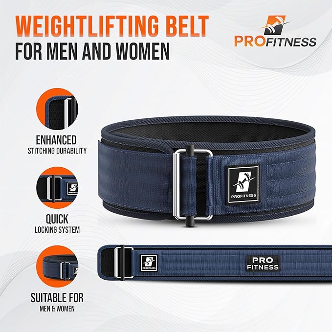 Weightlifting Belt for Men & Women - 4''