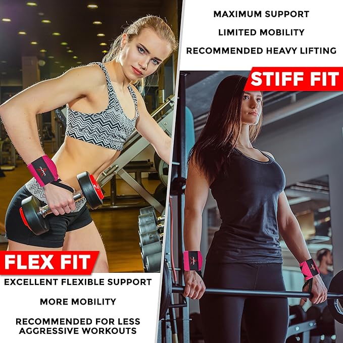 Alpha Sports Wrist Wraps for Weightlifting,Gym Exercise,Adjustable,Durable for Crossfit,Powerlifting, Bodybuilding, and Fitness Workouts,Enhanced Stability for Lifting,Training