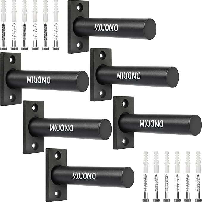 Weight Plate Holder, 6 Pack Weight Plate Rack, Fit for 2 Inch Olympic Plate Storage Home Gym