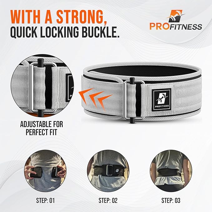 Weightlifting Belt for Men & Women - 4''