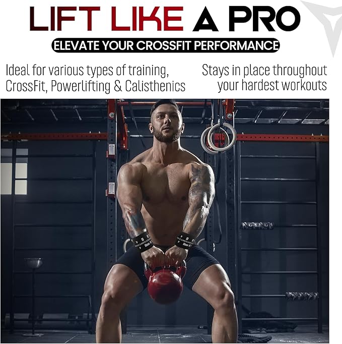 BREAKING LIMITS Cross Training Wrist Wraps - Gym Wrist Supports for Weightlifting, WOD Workouts & Calisthenics - Fitness Gear for Men & Women