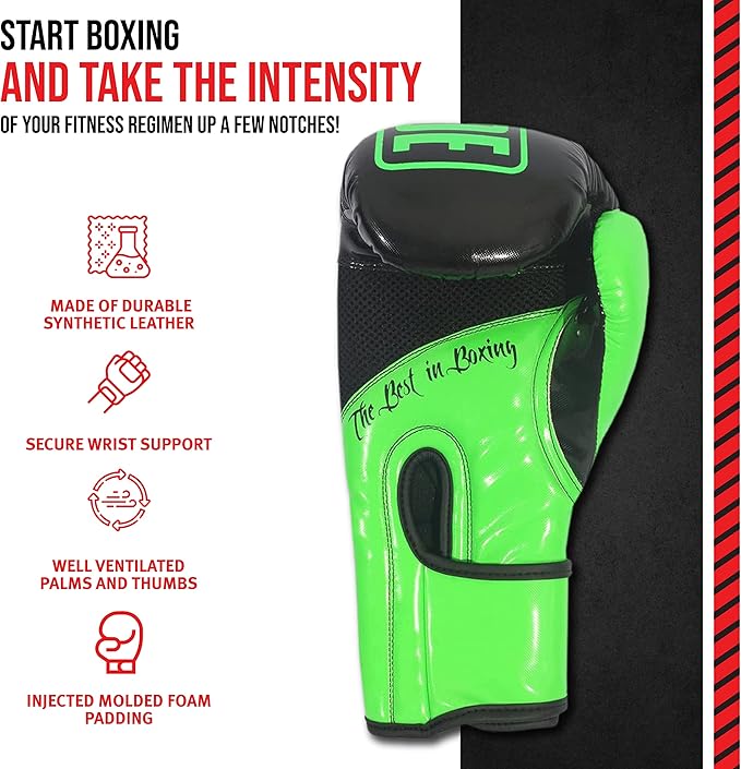 Ringside Apex Bag Gloves, IMF-Tech Boxing Gloves with Secure Wrist Support, Synthetic Boxing Gloves for Men and Women