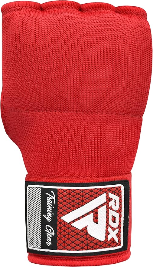RDX Gel Boxing Hand Wraps Inner Gloves Men Women, Quick 100cm Long Wrist Straps, Elasticated Padded Fist Under Mitts Protection, Muay Thai MMA Kickboxing Martial Arts Punching Training Bandages