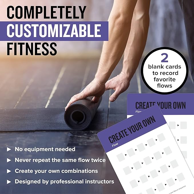 NewMe Fitness Yoga Pose Workout Cards