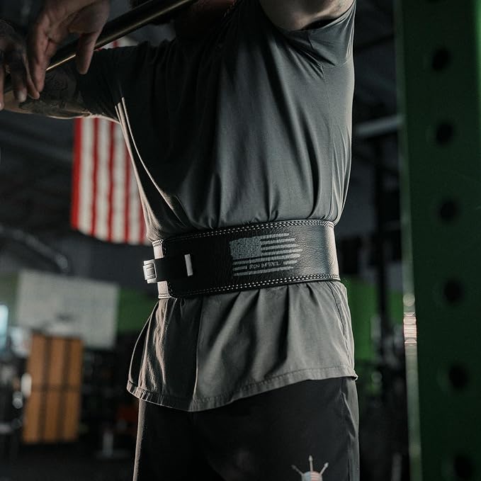 Weight Lifting Belt - Lever Gym Belt for Weightlifting 10mm Leather 4 Inches