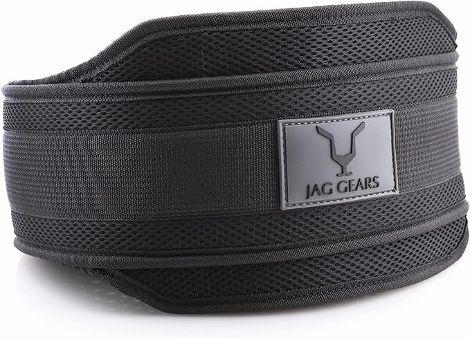 JAG GEARS Dip Belt with Chain 36 Inch 2 Carabiners,