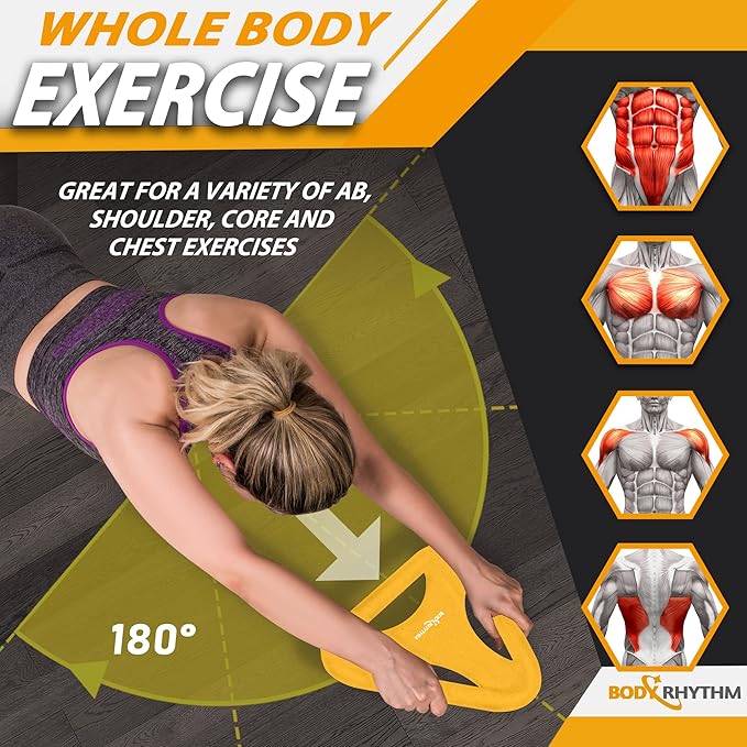 BODY RHYTHM Abdominal & Core Coaster Strength Workout Trainer