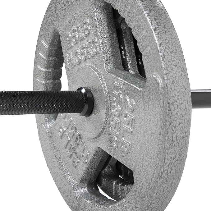 Barbell Standard Weightlifting Barbell 300-Pound Capacity