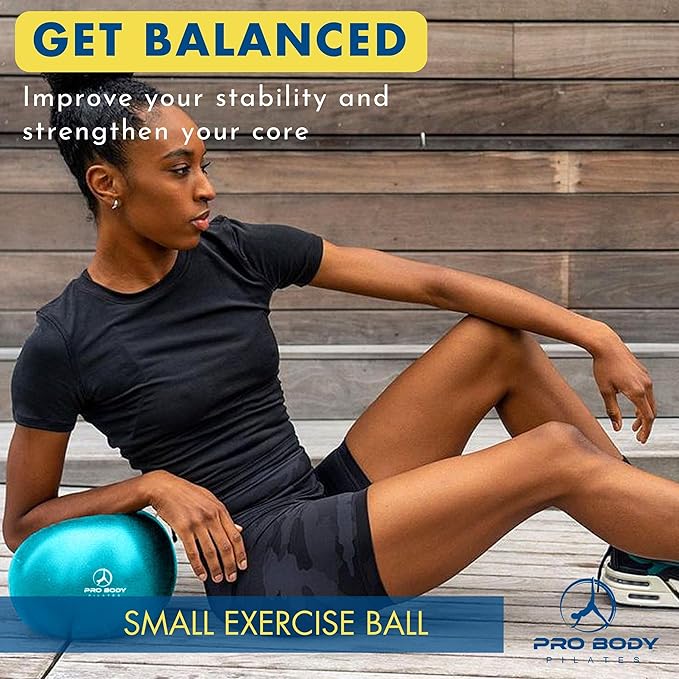 ProBody Pilates Ball Small Yoga Ball 9 Inch