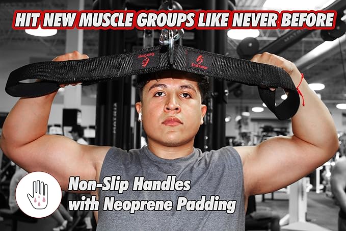 Tricep Rope Cable Attachment 17'' & 24'' Loop for Tricep Pull Cable Extensions and Face Pulls/Triceps Pressdowns/Cable Overhead Presses/Tricep Push Downs