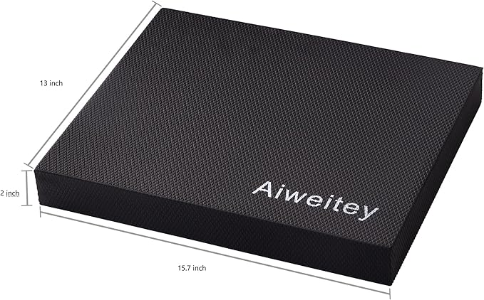 Stability Trainer Pad - Foam Balance Exercise Pad Cushion for Therapy, Yoga, Dancing Balance Training, Pilates,and Fitness