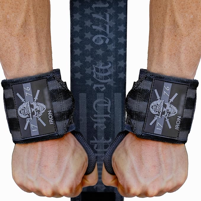 Iron Infidel Wrist Wraps for Weightlifting - 18" and 24" Heavy Duty Support for Working Out, Gym Accessories for Men - Use for Lifting, Crossfit, Fitness, Exercise, Bench Press, Powerlifting
