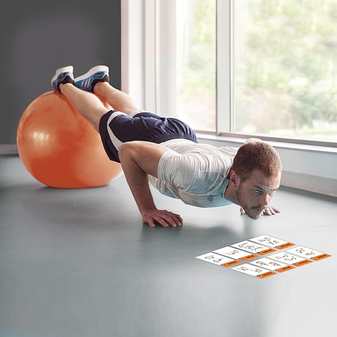 NewMe Fitness Stability Workout Cards - Instructional Fitness