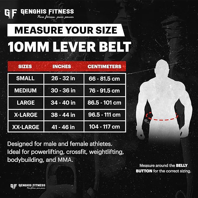 Weightlifting Lever Buckle Belt - Lifting Belt