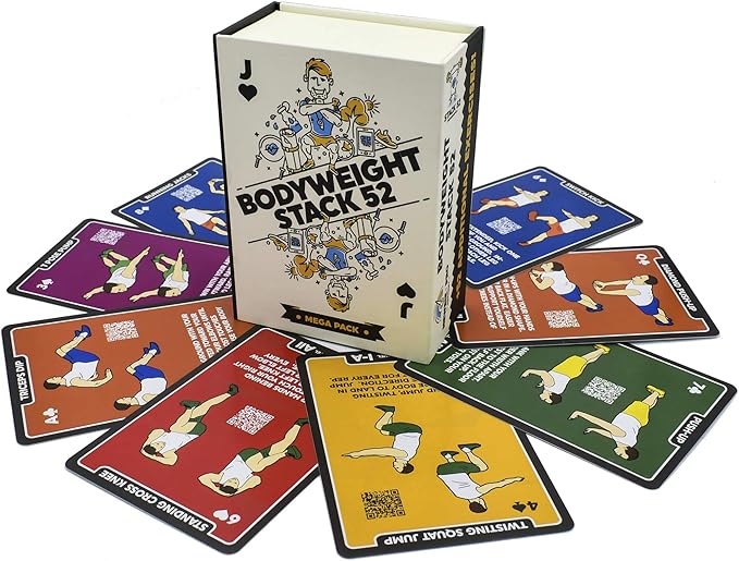 Bodyweight Exercise Cards: Workout Playing Card Game. Designed
