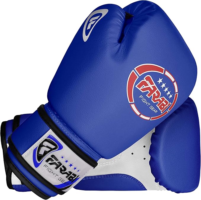 Farabi Sports Kids Boxing Gloves 4, 6, 8-oz Boxing Gloves for Kids Junior Boxing Gloves Youth Boxing Gloves Boys and Girls Boxing Training Gloves for MMA Muay Thai & Punching Bag