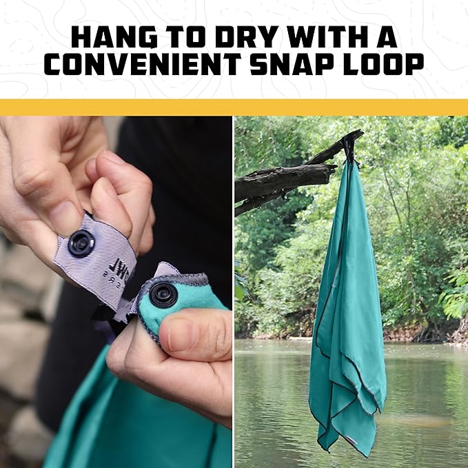 Wise Owl Outfitters Camping Towel - Camping Accessories